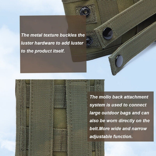 Tactical Outdoor Military Molle Utility Waist Bag Hunt Accessories Phone Belt Pouch Cell Phone Holder Mobile Phone Case