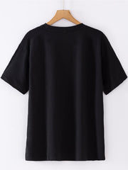 Combed Cotton New Christmas Children's Short Sleeve Girls' T-Shirt Kids Clothing Boys' Short Sleeve