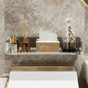 PET bathroom rack wash table cosmetic storage box on the wall bathroom storage rack toilet finishing appliances