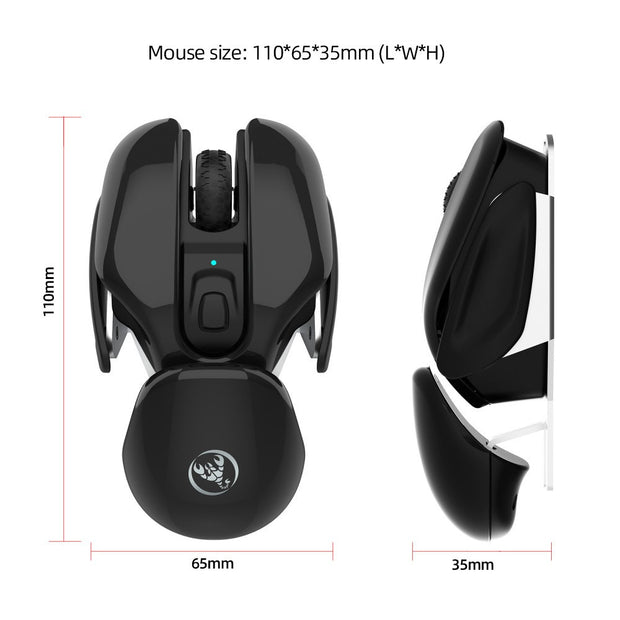 New USB wireless mouse 1600DPI rechargeable office mouse desktop laptop accessories