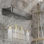 PET bathroom rack wash table cosmetic storage box on the wall bathroom storage rack toilet finishing appliances