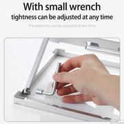 Laptop Stand Adjustable Aluminum Alloy Laptop Tablet Up To 17.3 Inch Laptop Portable Folding Stand Cooling Stand Support