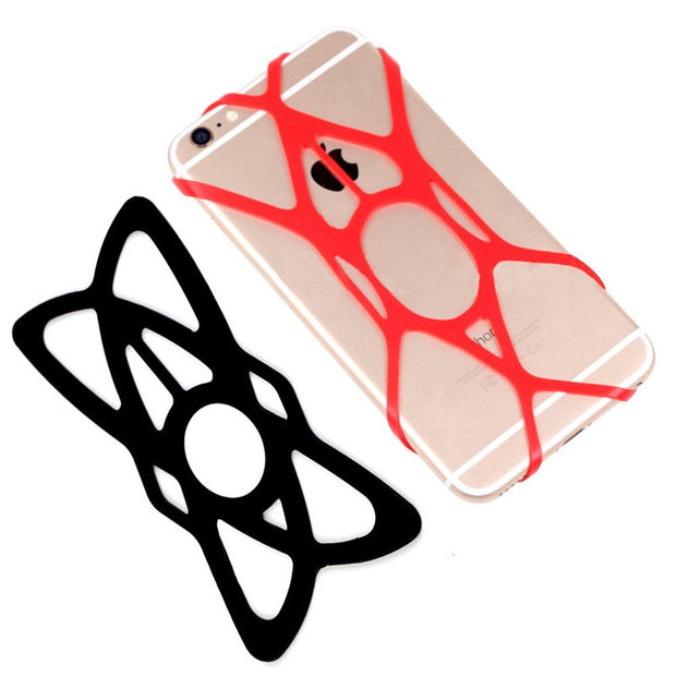 Bicycle Mobile Phone Bracket Fixed Strap Bicycle Anti-Fall Rubber Strap Silicone Sheet Riding Equipment Accessories