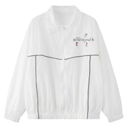 Lace Collar Protection Jacket for Women Thin Sports Clothing