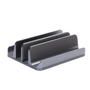 Laptop stand vertical storage and organizing rack