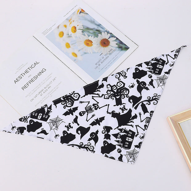 Pet Bandana for Dogs and Cats - Thanksgiving, Christmas, Halloween Pet Triangle Scarf Bib